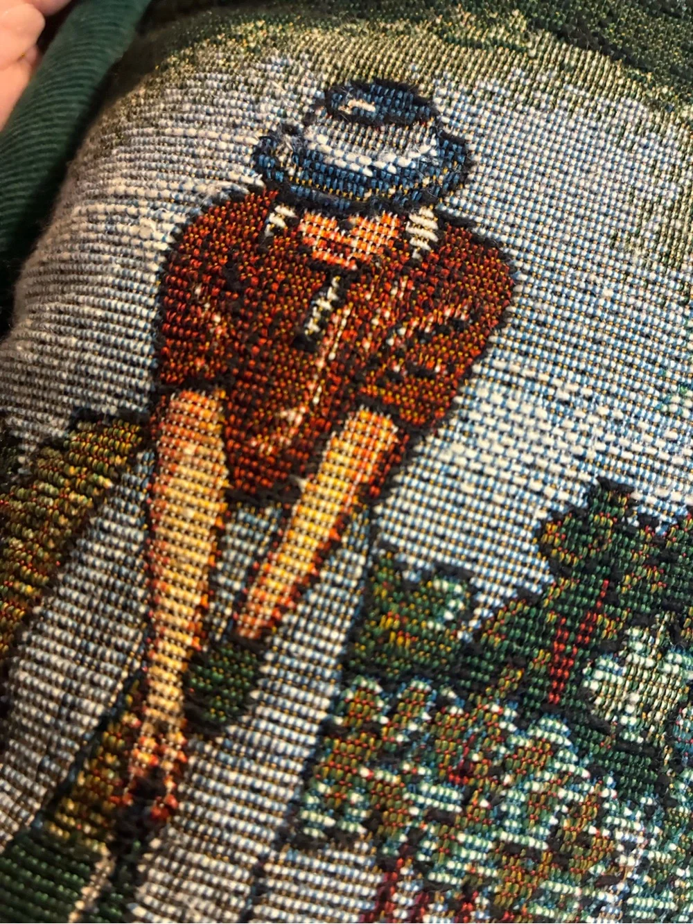 tapestry golf throw pillow by fairway collections 17x17